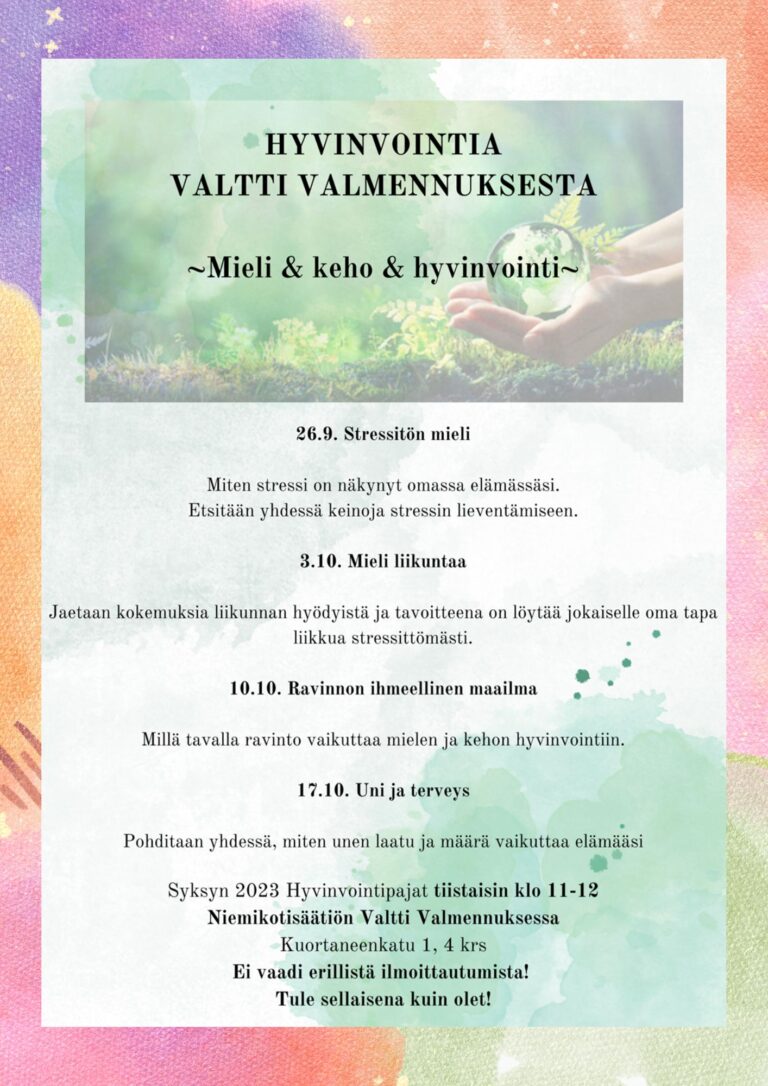 Hyvinvointipaja; Valtti Valmennus