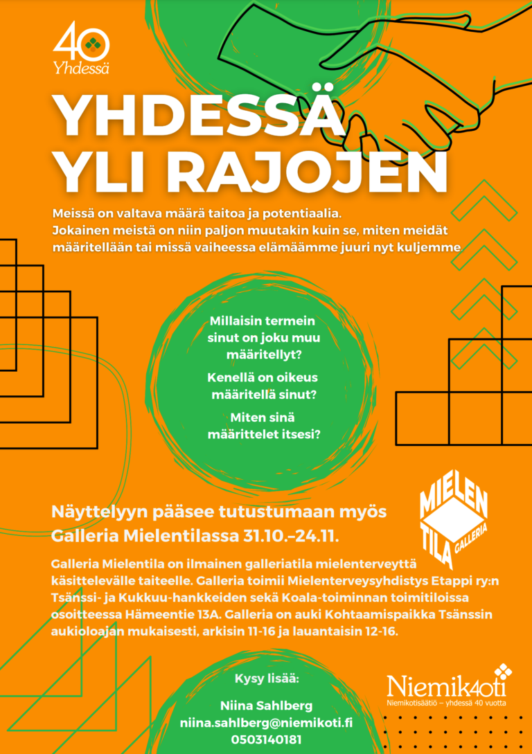 Yhdessä yli rajojen -taidenäyttely