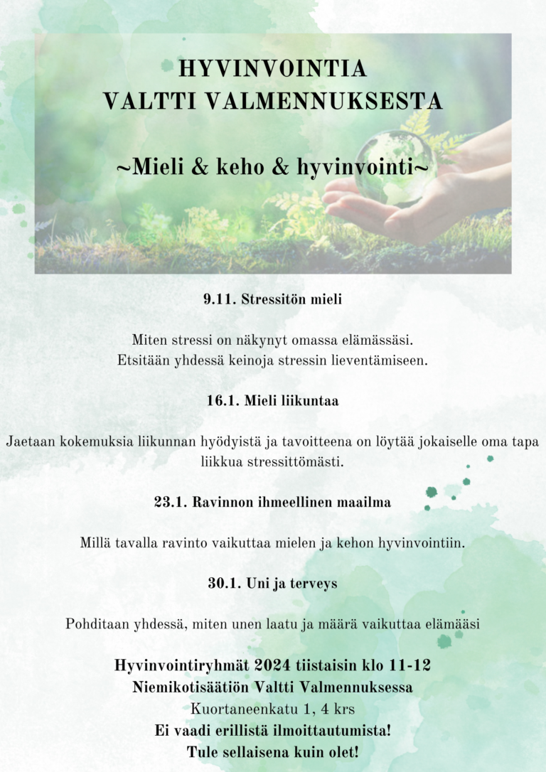 HYVINVOINTI- ryhmä