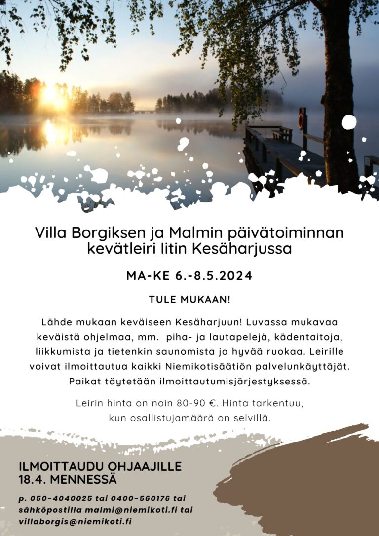 Kevätleiri Kesäharjussa