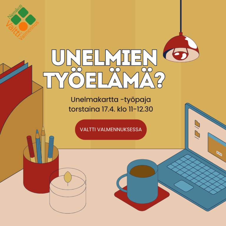 Unelmakartta -työpaja: Unelmien työelämä