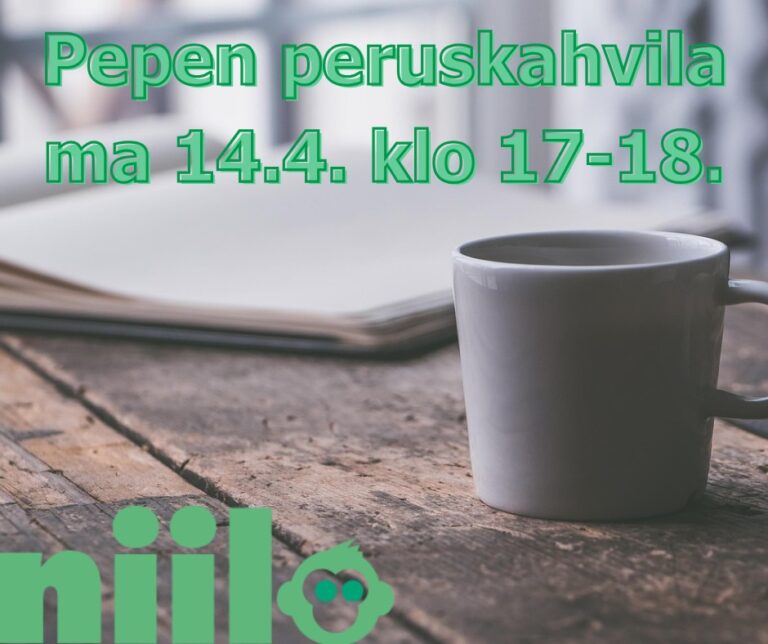 Niilo-kahvila 14.4. 17-18
