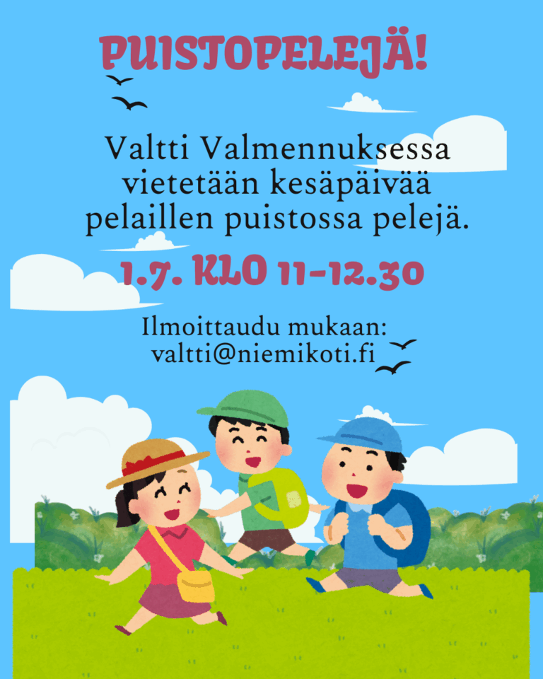 Retki: Kesäpelejä lähipuistossa
