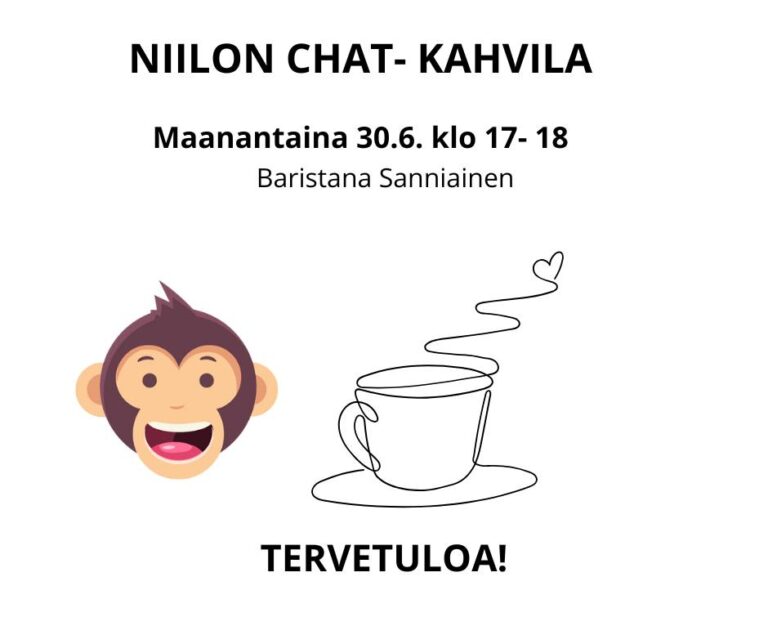 Niilon chat-kahvila 30.6. klo 17-18