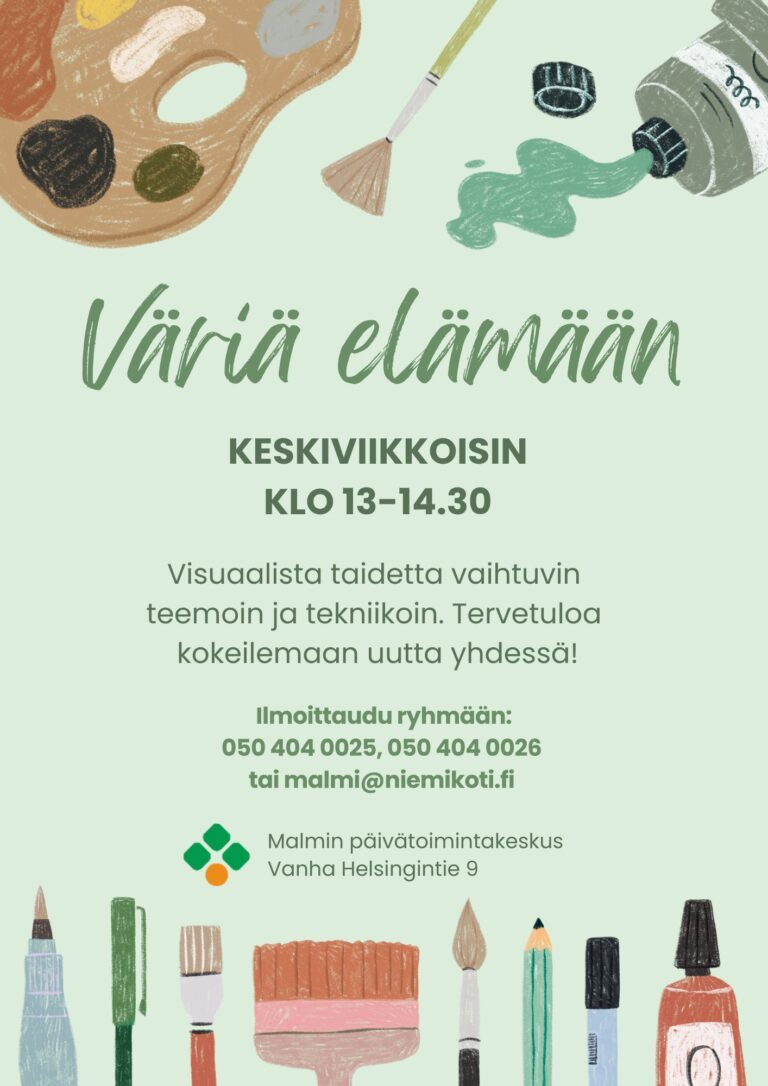 Väriä elämään -taideryhmä