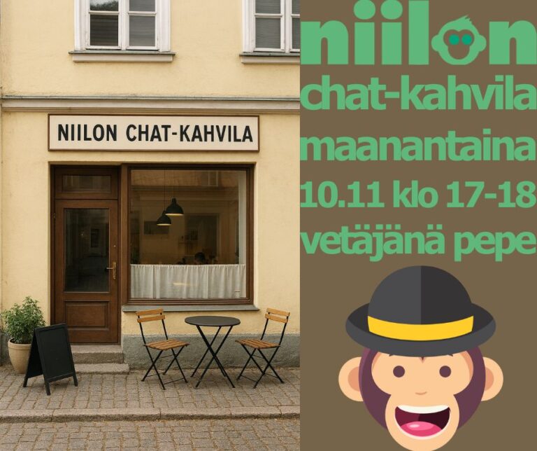 Niilon chat-kahvila 10.11. klo 17-18
