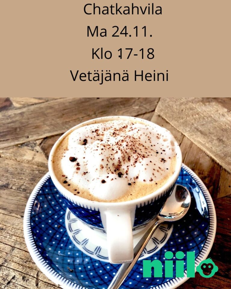 Niilon chat-kahvila 24.11. klo 17-18