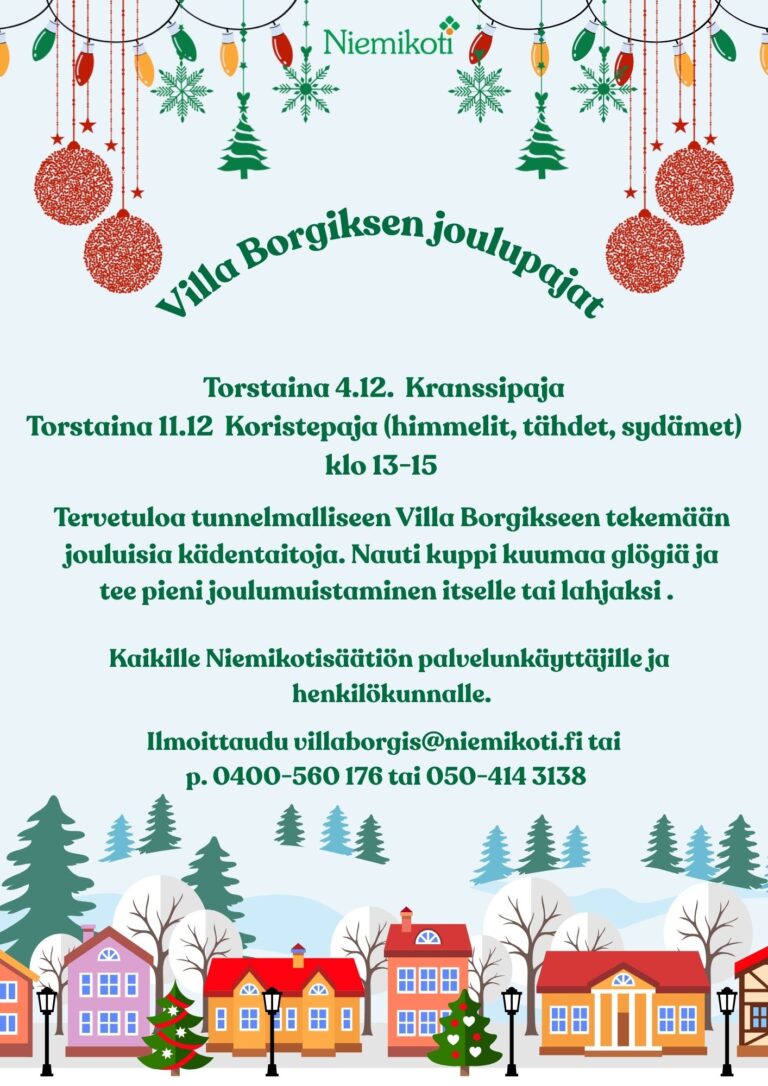 Villa Borgiksen joulupajat