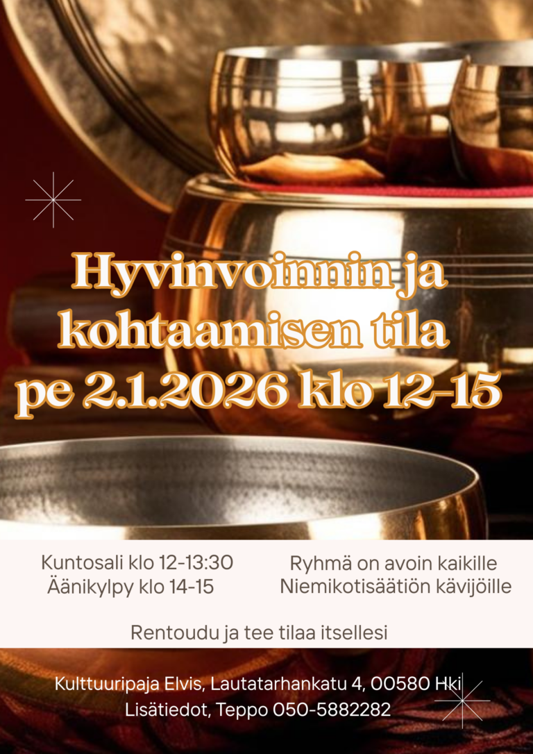 Aloita vuosi 2026 lempeästi ja tee tilaa itsellesi rentoutuen✨