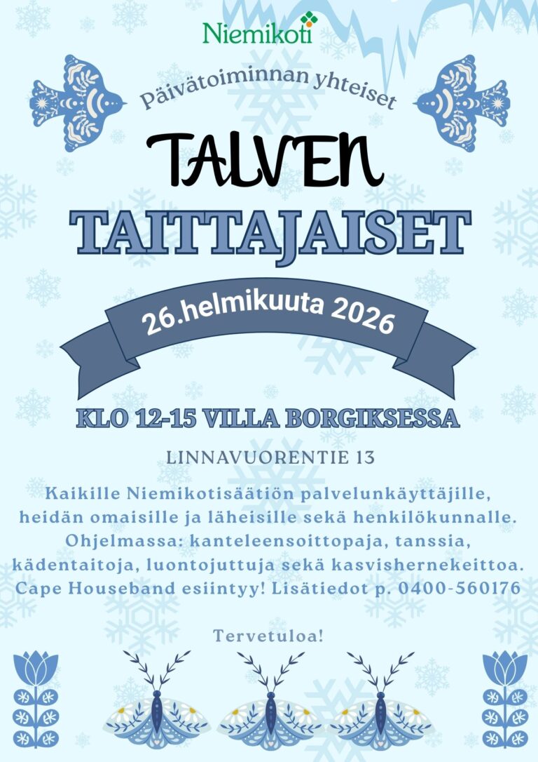 Talven taittajaiset Villa Borgiksessa