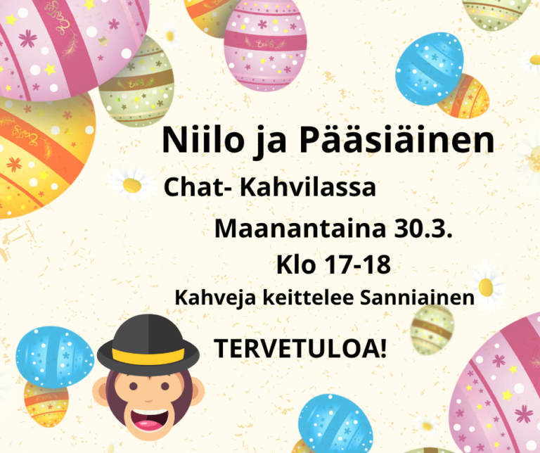 Niilon chat-kahvila 30.3. klo 17-18