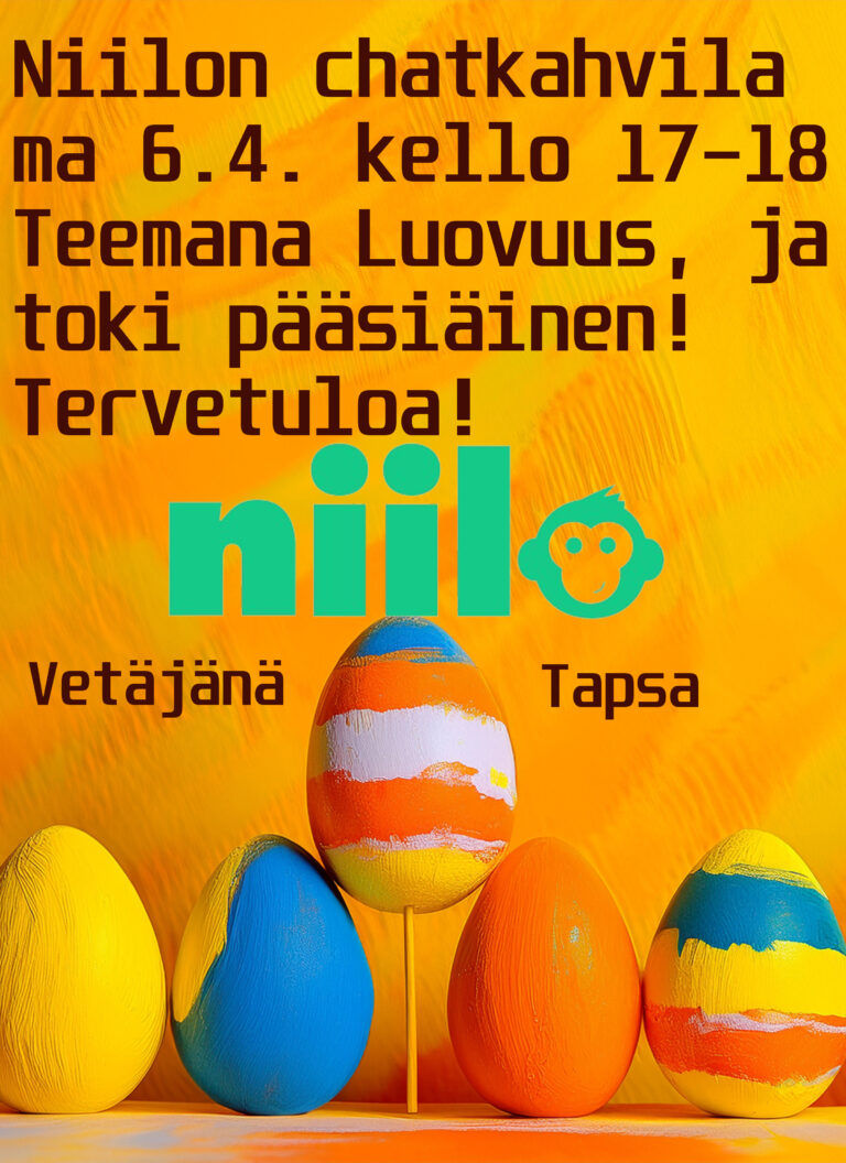 Niilon chat-kahvila 6.4. klo 17-18
