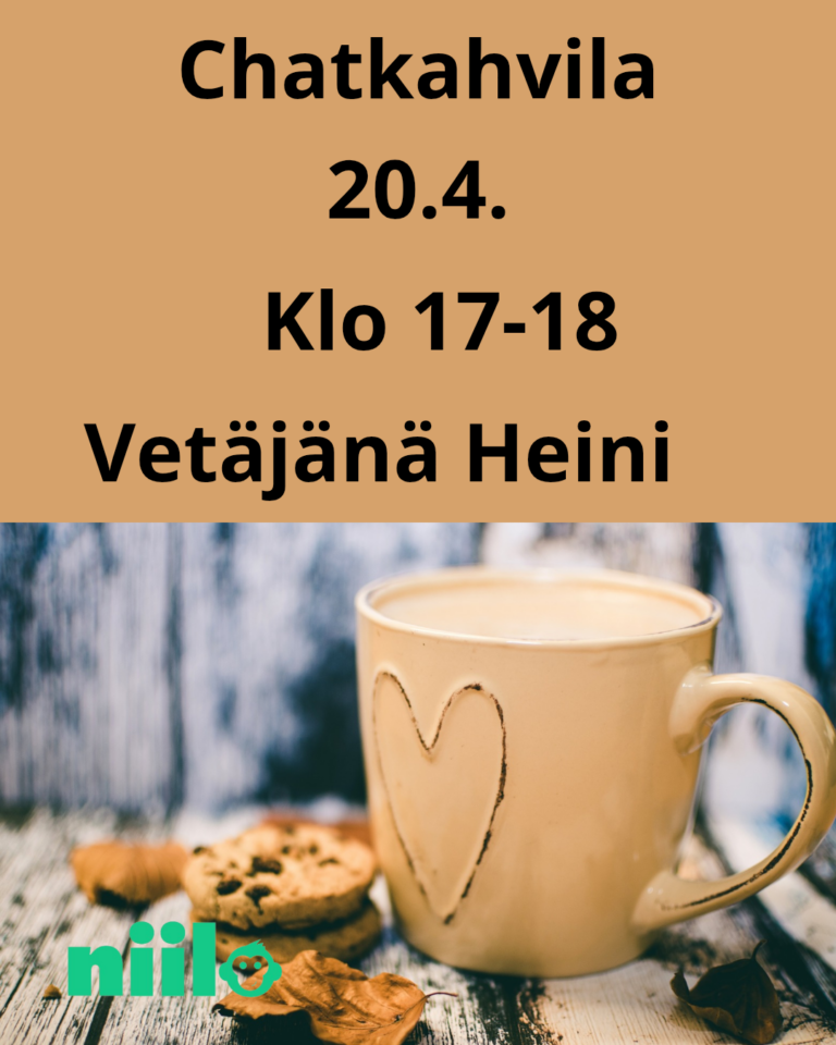 Niilon chat-kahvila 20.4. klo 17-18