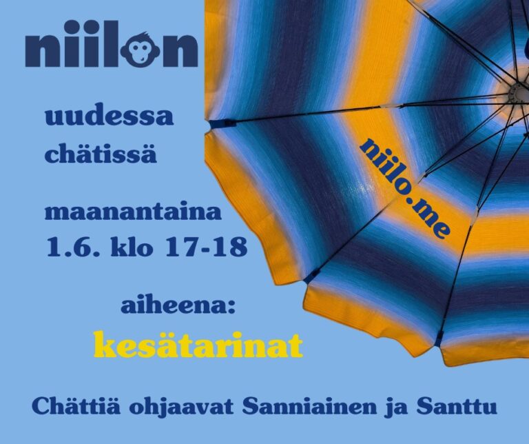 Niilon chat-kahvila 1.6. klo 17-18