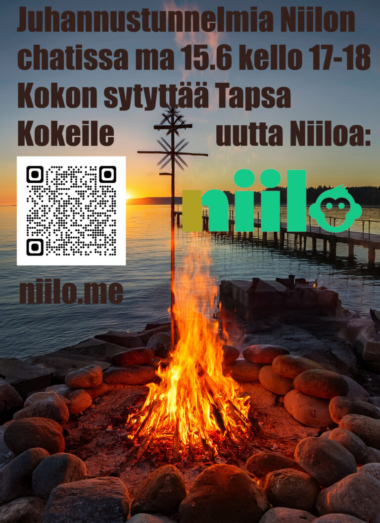 Niilon chat-kahvila 15.6. klo 17-18